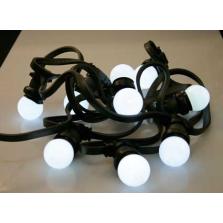 BELT LIGHT IP DEKORÁCIÓS FOGLALATSOR FEKETE 10M 10 E27 220V