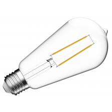 LED FILAMENT ST64 CLEAR E27 7W 2700K