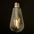 EDL15635 - LED FILAMENT DIMMERABLE EDISON BULB CLEAR E27 3,5W 2700K